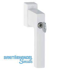 HOPPE Fenstergriff TOULON Sperrzylinder Secustik, VK 32-42 mm, weiss
