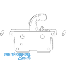 MACO HS Hakenkasten f�r Hakengetriebe, silber (104296)