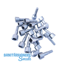 MACO MM Adapter f�r DK-Getriebe DM -6 mm, silber (366719)