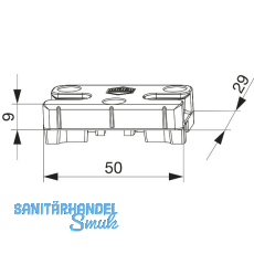 MACO Schlie�teil iS PVC 12/20-13, DECEUNINCK/WINSA, silber (96355)