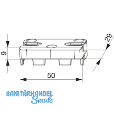 MACO Schließteil iS PVC 12/20-13, ALPHACAN/KBE/VEKA, silber (96883) MACO Schließteil iS PVC 12/20-13, ALPHACAN/KBE/VEKA, silber (96883)