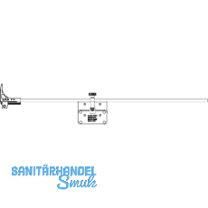 MACO Bohrlehre Anpressverschluss, mit Anschlagstange, aufschraubbar (11029)