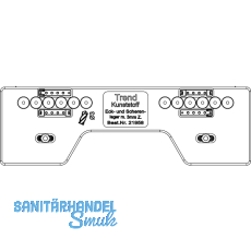 MACO Bohrlehre f�r Eck-/Scherenlager PVC mit 3 mm Positionszapfen
