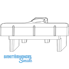 MACO Schlie�teil f. gegen�berliegende Beschlagsnut, -1mm Anpressdruck (34606)