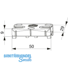 MACO Schlie�teil iS PVC 12/20-13, SALAMANDER, silber (96140)