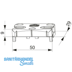 MACO Schließteil iS PVC 12/20-13, KBE/IVAPER/PLAFEN/PROPLEX, silber (96623) MACO Schließteil iS PVC 12/20-13, KBE/IVAPER/PLAFEN/PROPLEX, silber (96623)