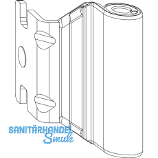 MACO Bandwinkel AS/PVC 12/20-14 mm, inkl. Abdeckkappe wei� (201064)