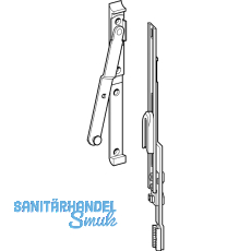 ROTO NT/NX Zweitschere f�r Rundbogenfenster silber (245764)