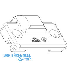 ROTO NT/NX Mittelschlie�er verdeckt K/A/P Rahmenteil Nr.14 KBE/ROPLASTO/TROCAL