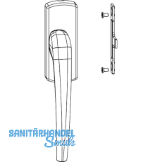 MACO SKB-Z Drehgriff für Aufsatzgetriebe, rechts, Aluminium bronze eloxiert MACO SKB-Z Drehgriff für Aufsatzgetriebe, rechts, Aluminium bronze eloxiert