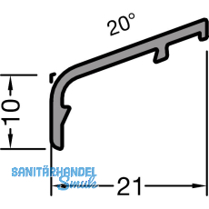 GUTMANN Flügelabdeckprofil FP 8849, L=6000 mm, Aluminium hellbronze (G214) GUTMANN Flügelabdeckprofil FP 8849, L=6000 mm, Aluminium hellbronze (G214)