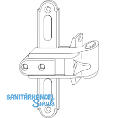 MACO RUSTICO Ladenkreuzband BLR gerade, verstellbar, schwarz (14384) MACO RUSTICO Ladenkreuzband BLR gerade, verstellbar, schwarz (14384)