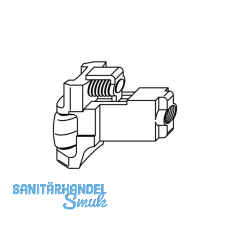 Rollfalle zu Schloss Z-TS, als Ersatz der Standardfalle f�r Pendelt�ren,DM 55 mm