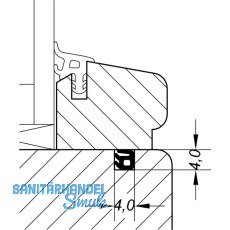 Glasleistendichtung AC 5587 D, Kunststoff braun Glasleistendichtung AC 5587 D, Kunststoff braun