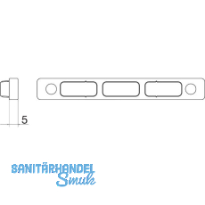 MACO RUSTICO Unterlage für Schließzapfenplatte R3, 5 mm, schwarz (43627) MACO RUSTICO Unterlage für Schließzapfenplatte R3, 5 mm, schwarz (43627)