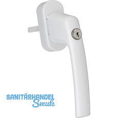 MACO Fenstergriff TRESOR - Sperrzylinder, VK 7 x 35 mm, Alu wei�