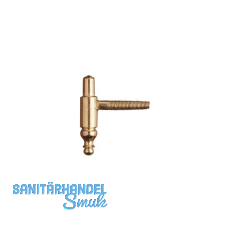 OTLAV Einbohrband Rahmenteil Typ 190, Band � 13 mm, Stahl vermessingt