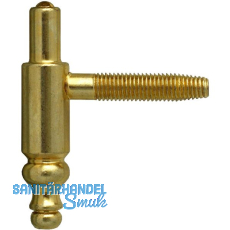 OTLAV Einbohrband Rahmenteil Typ 190, Band ø 14 mm, Stahl vermessingt OTLAV Einbohrband Rahmenteil Typ 190, Band ø 14 mm, Stahl vermessingt