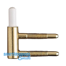 OTLAV Einbohrband Typ 101, Rahmenteil, Band ø 15 mm, Stahl vermessingt OTLAV Einbohrband Typ 101, Rahmenteil, Band ø 15 mm, Stahl vermessingt