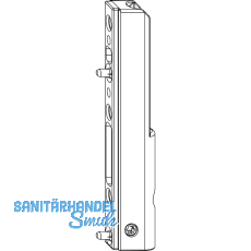 MACO Ecklagerband PVC, mit 3 mm Positionszapfen, 120 kg, wei� (206848)