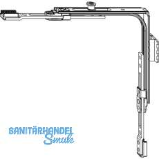 MACO MM Eckumlenkung SFG 2-flg 1iS 1 Schlie�teil silber (222210)