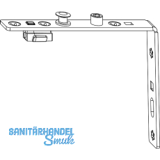 MACO MM Dreh-Kippbandstulp AS/PVC/DTuni oben silber (202270) MACO MM Dreh-Kippbandstulp AS/PVC/DTuni oben silber (202270)