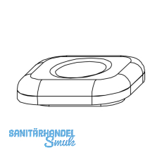 MACO Hubbegrenzung 90�, aufschraubbar, Zinkdruckguss silber (357081)