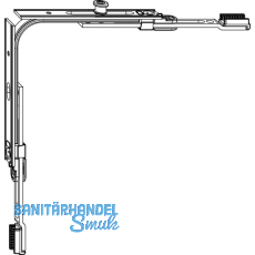 MACO MM Eckumlenkung f�r Schr�gfenster 1 iS (222212)