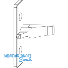 MACO Anpressverschluss Flügelteil 9V ohne Beschlagsnut (97529) MACO Anpressverschluss Flügelteil 9V ohne Beschlagsnut (97529)