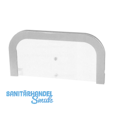 Durchreiche f�r 4 - 5,5 mm Glasst�rke, 300 x 152 mm, Kunststoff hellgrau