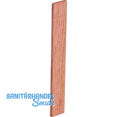 Holzklotz Esche lackiert 30 x 4 x 2 rot