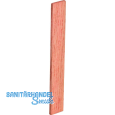 Holzklotz Esche lackiert 80 x 4 x 2 rot