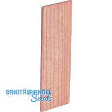 Holzklotz Esche lackiert 80 x 22 x 2 rot