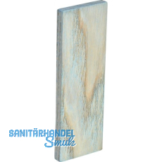 Holzklotz Esche lackiert 80 x 26 x 5 blau