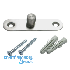 DORMA-Glas Zapfen PT 24 Universal light, � 15 mm, Edelstahl (03.623)