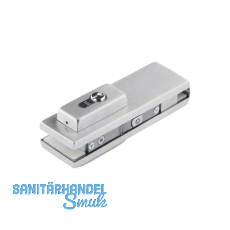 Eckschloss US 10 Universal light, PZ, Glas 10 - 12 mm, (03.608) Edelstahl