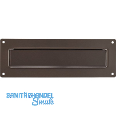 Au�eneinwurfblende PORTA 796, 304 x 101 x 3 mm, schwarz-braun, metallic matt