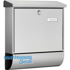 BURG Briefkasten AMRUM-SET - mit Zeitungsbox, Edelstahl rostfrei BURG Briefkasten AMRUM-SET - mit Zeitungsbox, Edelstahl rostfrei