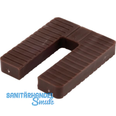 ROTO Euroklick Distanzplatte 40 x 30 x 10 braun