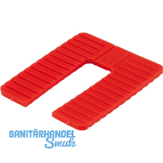 ROTO Euroklick Distanzplatte 65 x 52.5 x 3 rot