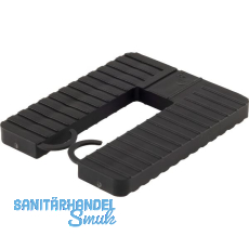 ROTO Euroklick Distanzplatte mit Sperrhaken 40 x 30 x 6 schwarz