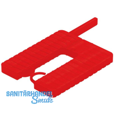 ROTO Euroklick Distanzplatte mit Sperrhaken & Montagehilfe 40 x 30 x 3 rot