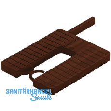 ROTO Euroklick Distanzplatte mit Sperrhaken & Montagehilfe 40 x 30 x 10 braun