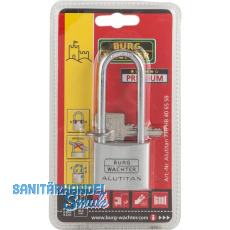 BURG-W�CHTER Vorhangschloss 770 HB Alutitan verschiedensperrend, 40 mm SB