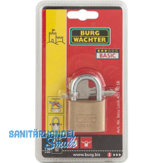 BURG-W�CHTER Vorhangschloss 405 verschiedensperrend, Breite 40 mm SB