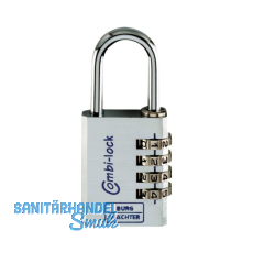 BURG-WÄCHTER Vorhangschloss Combi Lock 90 CR, 40 mm SB BURG-WÄCHTER Vorhangschloss Combi Lock 90 CR, 40 mm SB