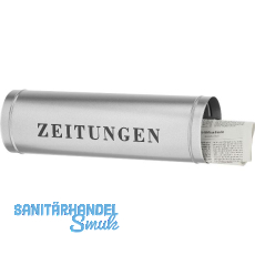 BURG Zeitungsbox FERROSTAR, Stahl verzinkt silberfärbig BURG Zeitungsbox FERROSTAR, Stahl verzinkt silberfärbig