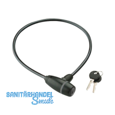 BURG-WÄCHTER Zylinderseilschloss Stahl, SB, Länge 600 mm BURG-WÄCHTER Zylinderseilschloss Stahl, SB, Länge 600 mm