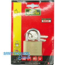 BURG-W�CHTER Vorhangschloss 222 C-Line, 30 mm, verschiedensperrend SB