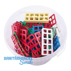 Justierkl�tze - Kunststoff, 80 x 50 x 20 mm, Kunststoff schwarz